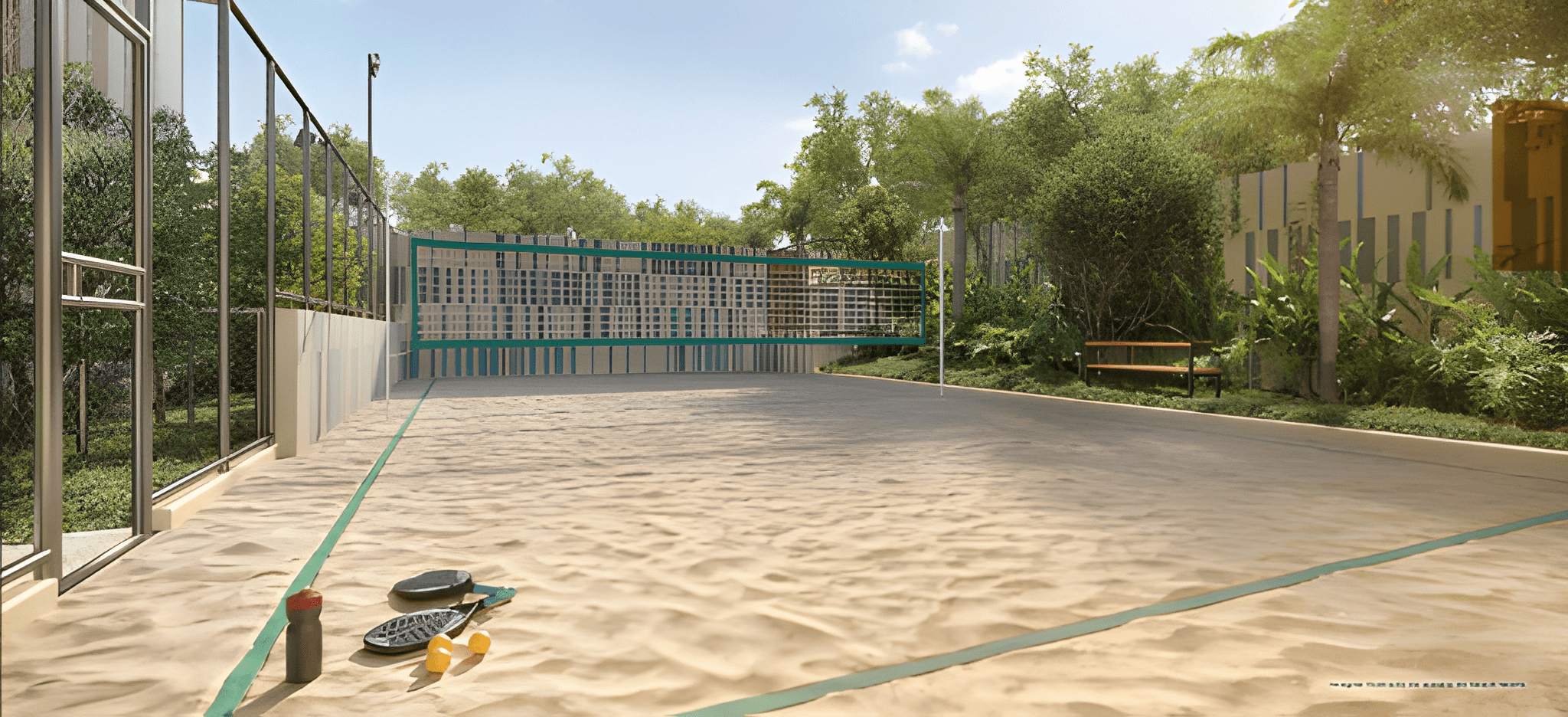 Quadra de Beach Tennis